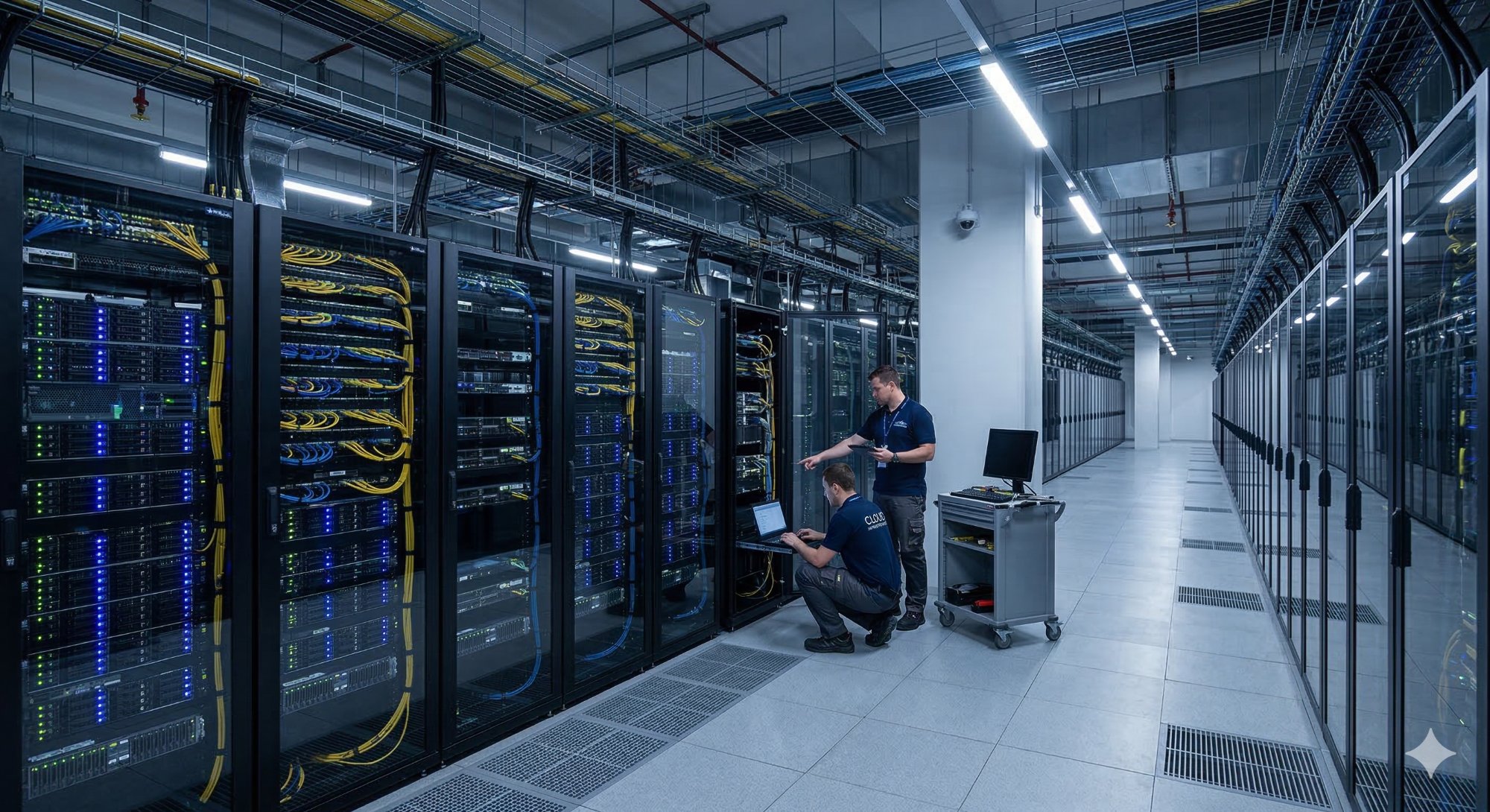 Inside a data center